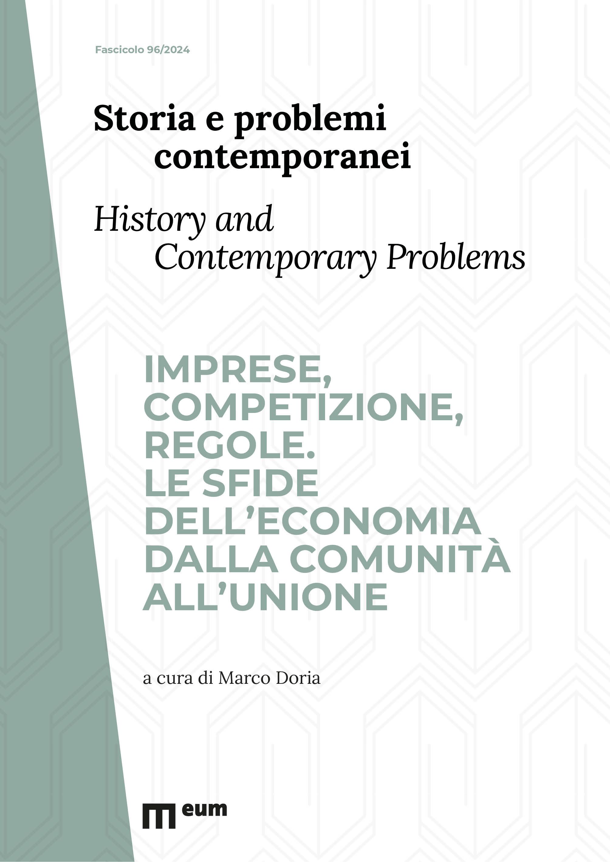 Storia e problemi contemporanei / History and Contemporary Problems 96 / 2024